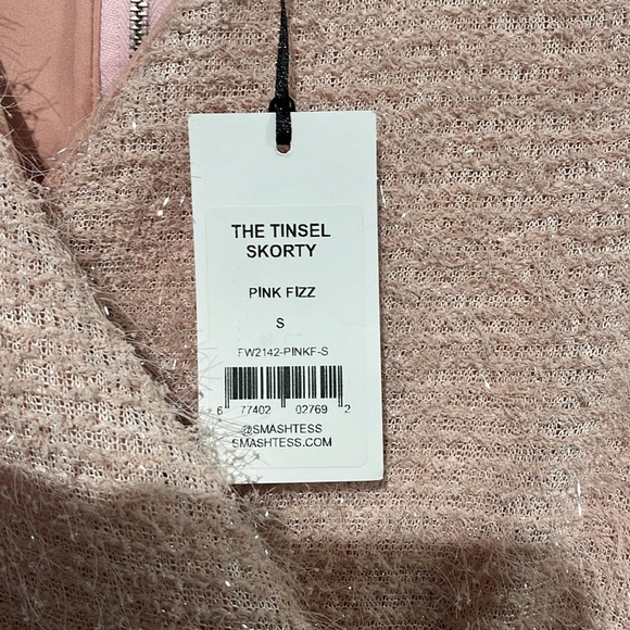 Smash + Tess x Hillary Duff - The Tinsel Skorty in pink fizz - size small - Picture 8 of 12